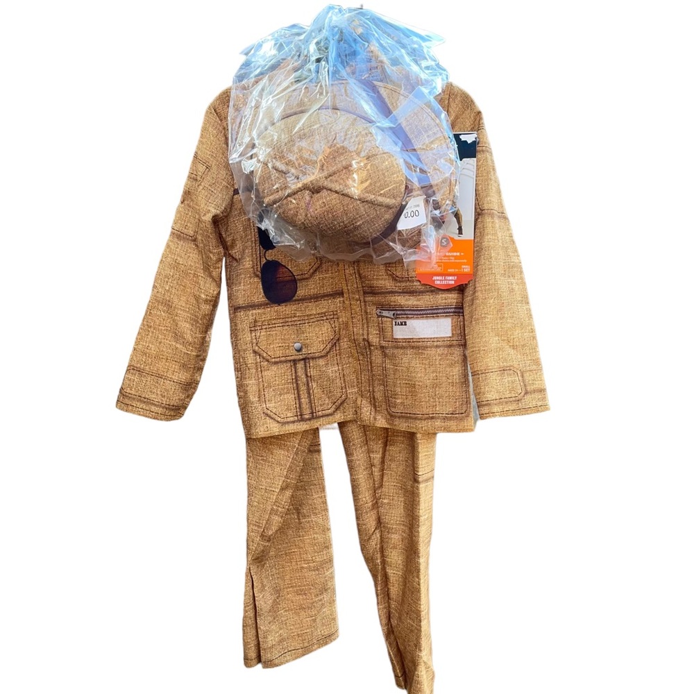 Safari Guide Costume Shirt Pants & Hat Kids Size 4-7 brand new never worn - Picture 6 of 12
